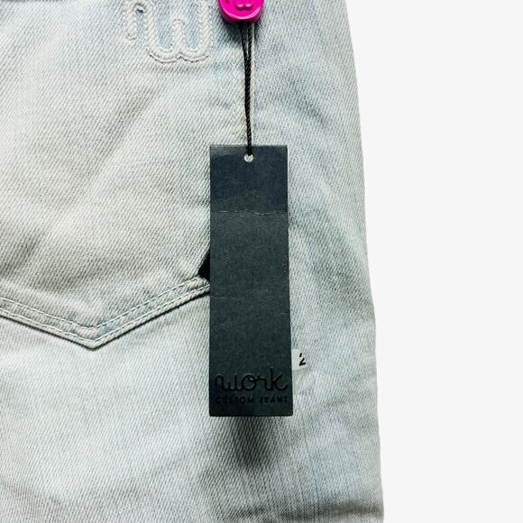 Work Custom Jeans Ankle Zip Skinny Leg in Polar Womens Size 29 NWT - Picture 9 of 14